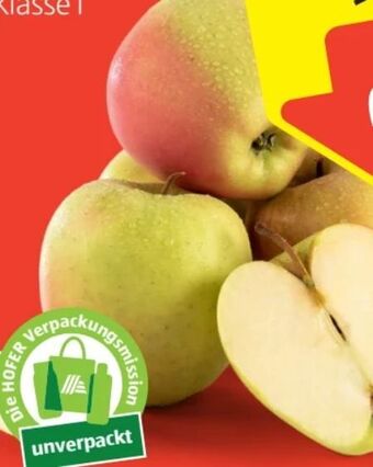 Hofer Äpfel berggolden Angebot