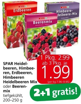 Spar Heidelbeeren Angebot
