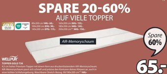 JYSK TOPPER GOLD T30 90 x 190 x 200 cm Angebot