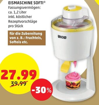 PENNY EISMASCHINE SOFTI* Fassungsvermögen: ca. 1,2 Liter Angebot