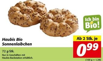 Nah&Frisch Haubis Bio Sonnenlaibchen 72 g-Stk. Angebot