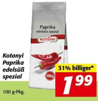 Nah&Frisch Kotanyi Paprika edelsüß spezial 100 g-Pkg. Angebot