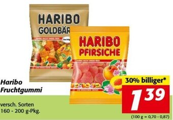 Nah&Frisch Haribo Fruchtgummi versch. Sorten 160 - 200 g-Pkg Angebot