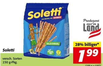 Nah&Frisch Soletti versch. Sorten 230 g-Pkg. Angebot