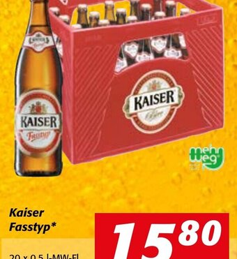 Strasser Markt Kaiser Fasstyp* 20 x 0,5 I-MW-FI. Angebot