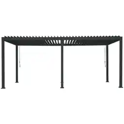 Möbelix Pavillon mirador deluxe 600x300cm, schwarz Angebot