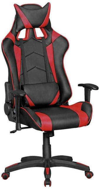 Möbelix Gaming stuhl score mit kissen, armlehnen und wippfunktion rot Angebot