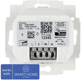 Hornbach Technisat dimmer-einsatz mit repeater funktion geeignet für busch-jaeger duro 2000 - kompatibel mit smart home by hornbach Angebot