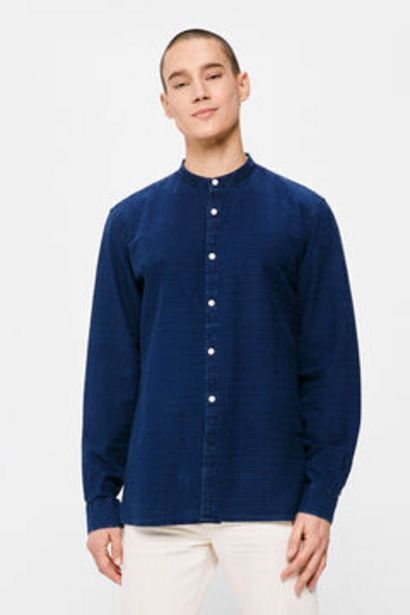 Springfield Indigo mandarin collar shirt Angebot