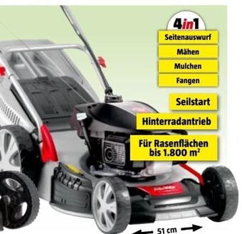 Bauhaus Benzin-rasenmäher 529br-h Angebot
