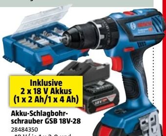 Bauhaus Akku-schlagbohrschrauber gsb 18v-28 Angebot