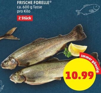 PENNY FRISCHE FORELLE* ca. 600 g Tasse pro Kilo 2 Stück Angebot