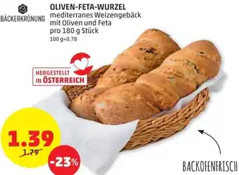 PENNY OLIVEN-FETA-WURZEL pro 180 g Stück Angebot