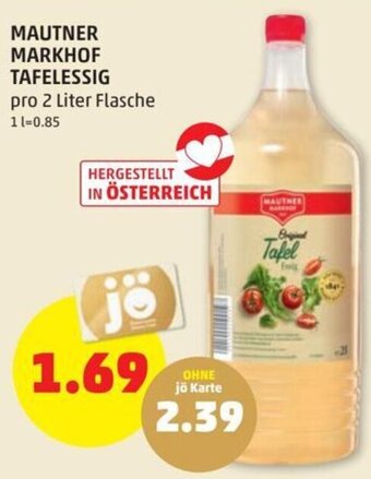PENNY MAUTNER MARKHOF TAFELESSIG pro 2 Liter Flasche Angebot