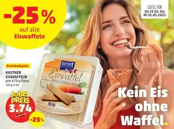 PENNY KASTNER EISWAFFELN pro 470 g Dose Angebot