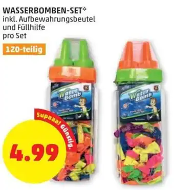 PENNY WASSERBOMBEN-SET* inkl. Aufbewahrungsbeutel und Füllhilfe pro Set Angebot