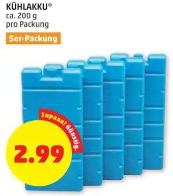 PENNY KÜHLAKKU* ca. 200 g pro Packung 5er-Packung Angebot