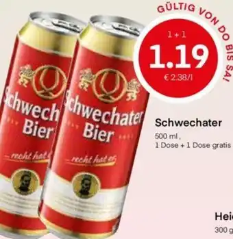 MPreis Schwechater 500ml Angebot