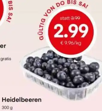 MPreis Heidelbeeren 300g Angebot