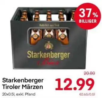 MPreis Starkenberger Tiroler Märzen 20x0.51, exkl. Pfand Angebot
