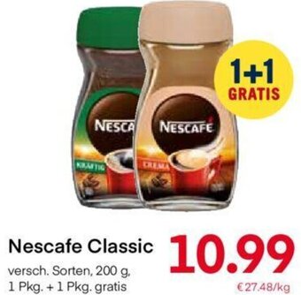 MPreis Nescafe Classic versch. Sorten, 200 g Angebot