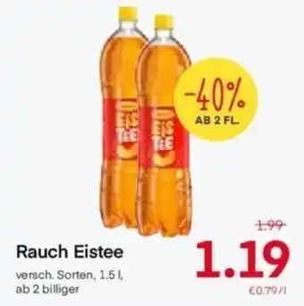 MPreis Rauch Eistee versch. Sorten, 1.5l, ab 2 billiger Angebot