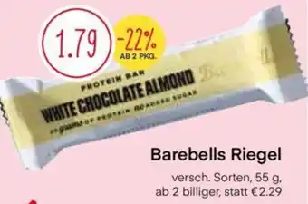 MPreis Barebells Riegel versch. Sorten, 55 g, ab 2 billiger Angebot
