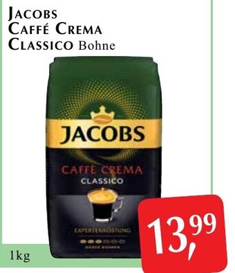 Winkler Markt JACOBS CAFFÉ CREMA CLASSICO Bohne 1kg Angebot