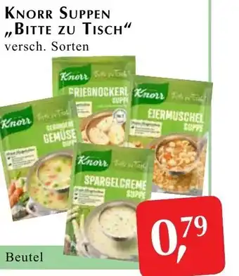KNORR SUPPEN BITTE ZU TISCH" versch. Sorten