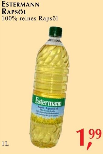 ESTERMANN RAPSÖL 100% reines Rapsöl 1L