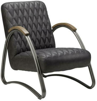 XXXLutz Sessel in kombination echtleder/stoff anthrazit Angebot
