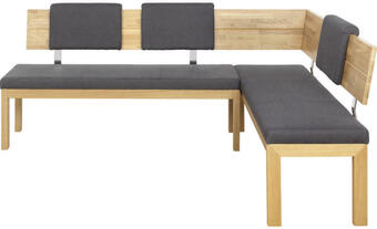 XXXLutz Eckbank 190/150 cm in anthrazit, eichefarben Angebot
