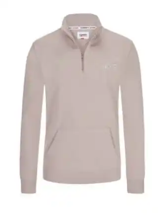 Hirmer Sweatshirt mit kurzem reißverschluss und kängerutasche Angebot
