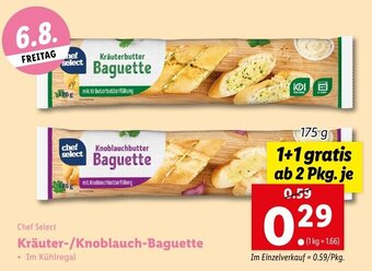 Lidl Kräuter-/Knoblauch-Baguette Angebot
