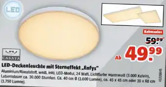 Hagebau LED-Deckenleuchte Mit Sterneffekt Enfys Angebot