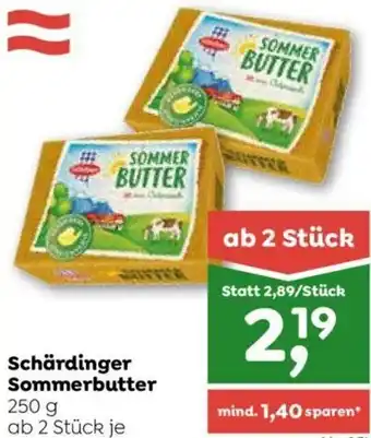 ADEG Schärdinger Sommerbutter 250 g ab 2 Stück Angebot