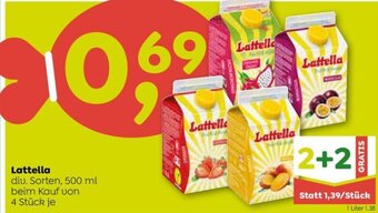 ADEG Lattella diu. Sorten, 500 ml beim Kauf von 4 Stück je Angebot