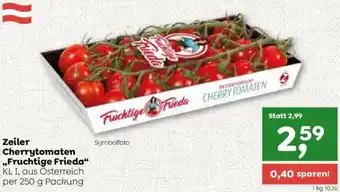 ADEG Zeiler Cherrytomaten ,,Fruchtige Frieda" KL I, aus Österreich per 250 g Packung Angebot