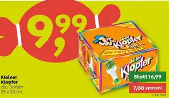 ADEG Kleiner Klopfer div. Sorten 25 x 20 ml Angebot