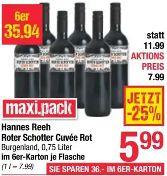 Hannes Reeh Roter Schotter Cuvée Rot Burgenland, 0,75 Liter