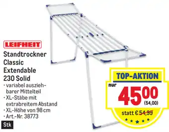 Metro Leifheit Standtrockner Classic Angebot