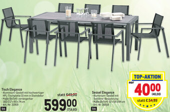 Metro Tisch Elegance Angebot