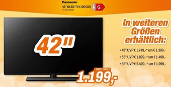Expert Panasonic 42" OLED-TV (106 CM) Angebot