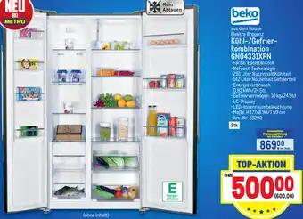 Metro Beko Kühl-/Gefrier Kombination GN04331XPN Angebot