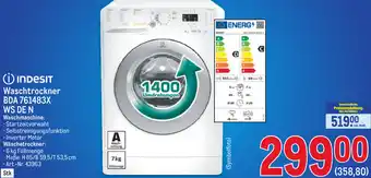 Metro Indesit Waschtrockner BDA 761483X WS DE N Angebot
