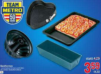 Metro backformen Angebot