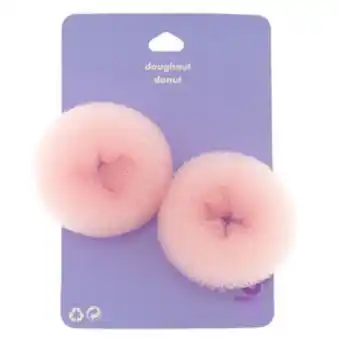 Claire's Mini hair doughnut tools - pink, 2 pack Angebot