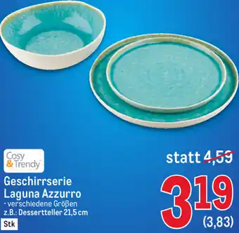 Metro Geschirrserie Laguna Azzurro Angebot