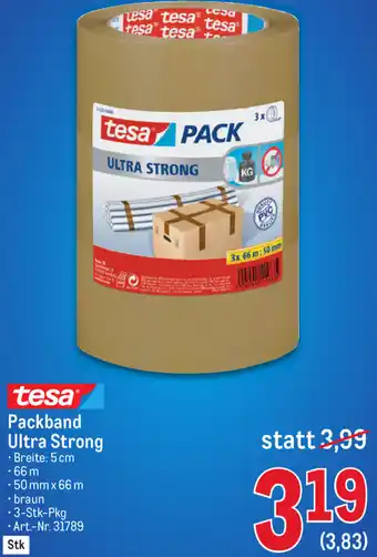Metro Tesa Packband Ultra Strong Angebot