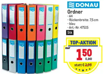 Metro Donau Ordner Angebot